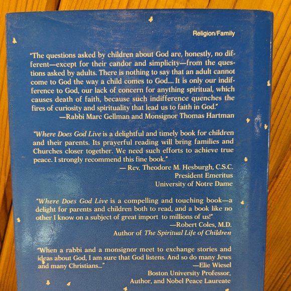 Book Adults And Children Where Does God Live? Rabbi Gellman And Msgr. Hartman - Picture 3 of 6